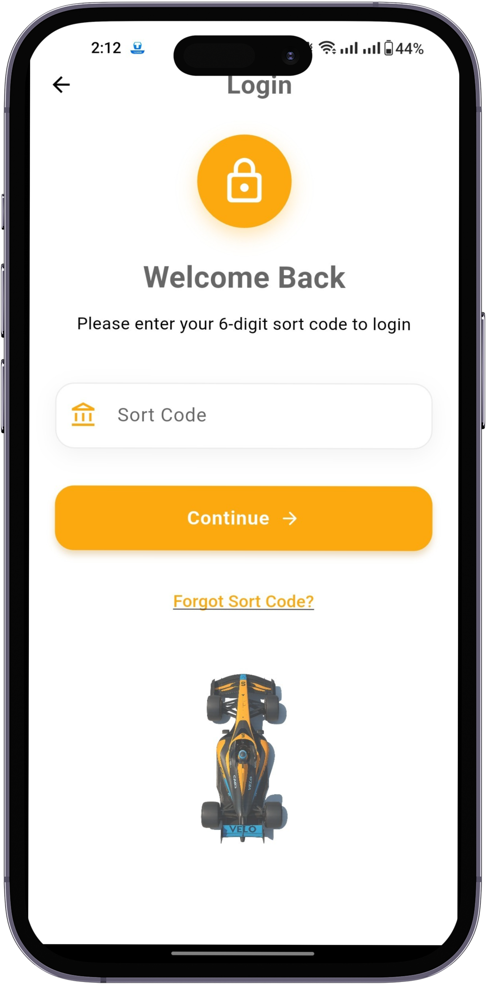 Login Screen